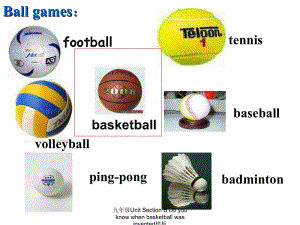 九年级Unit Section B Do you know when basketball was invented模板课件.ppt