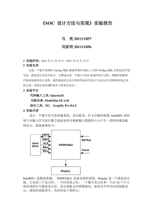 SOC实验报告研究生.doc