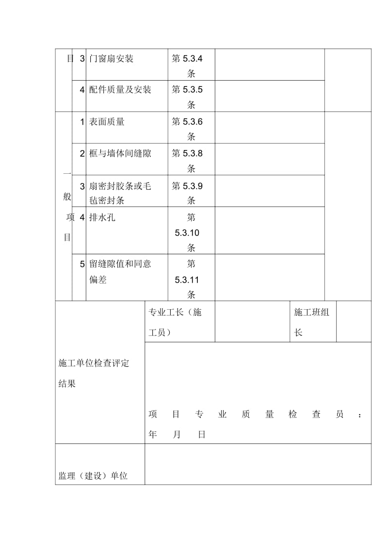 金属门窗安装工程质量检验记录表.docx_第2页