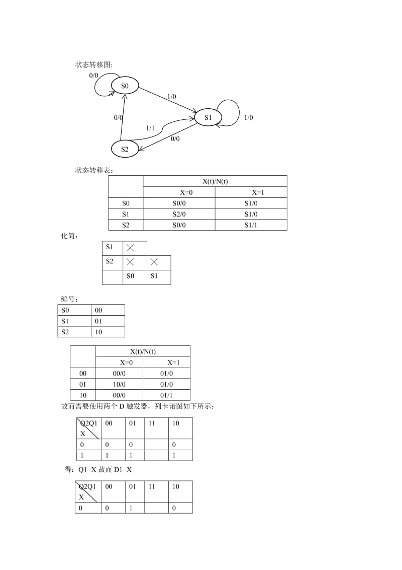 数字电路与系统设计(实验八)同步时序电路逻辑设计.doc_第3页