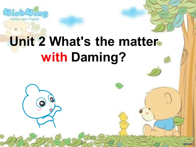 What‘s the matter with Daming ？.ppt_第2页