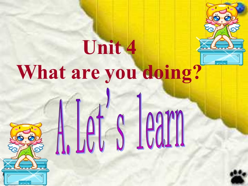 U4 A.let‘s learn1.ppt_第1页