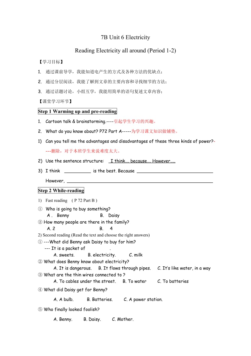 Unit 6 Reading 导学案.doc_第1页