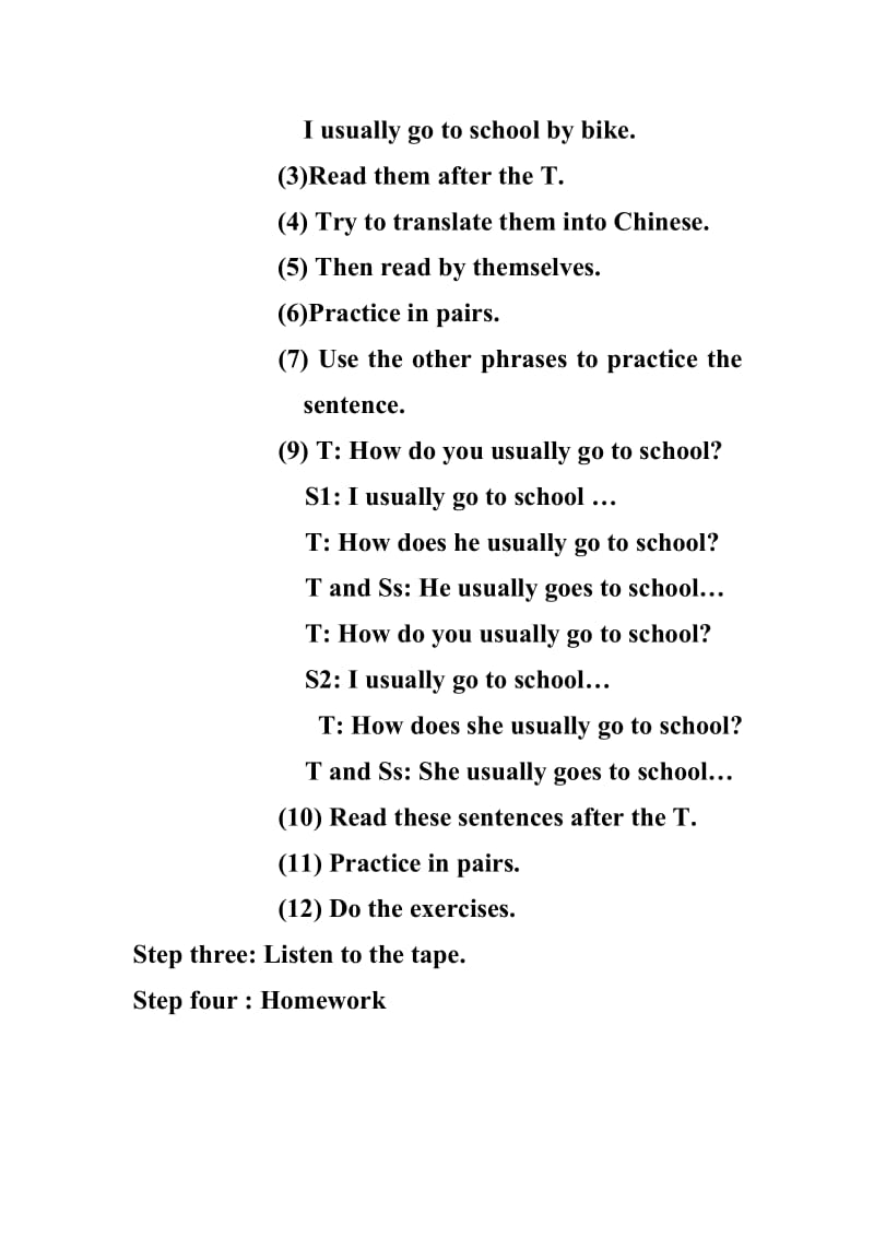 Lesson 5 How do you go to school(1).doc_第3页