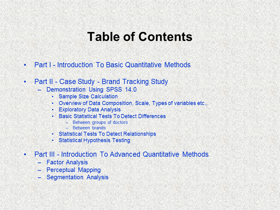 Market Research CourseQuantitative Part.ppt_第2页