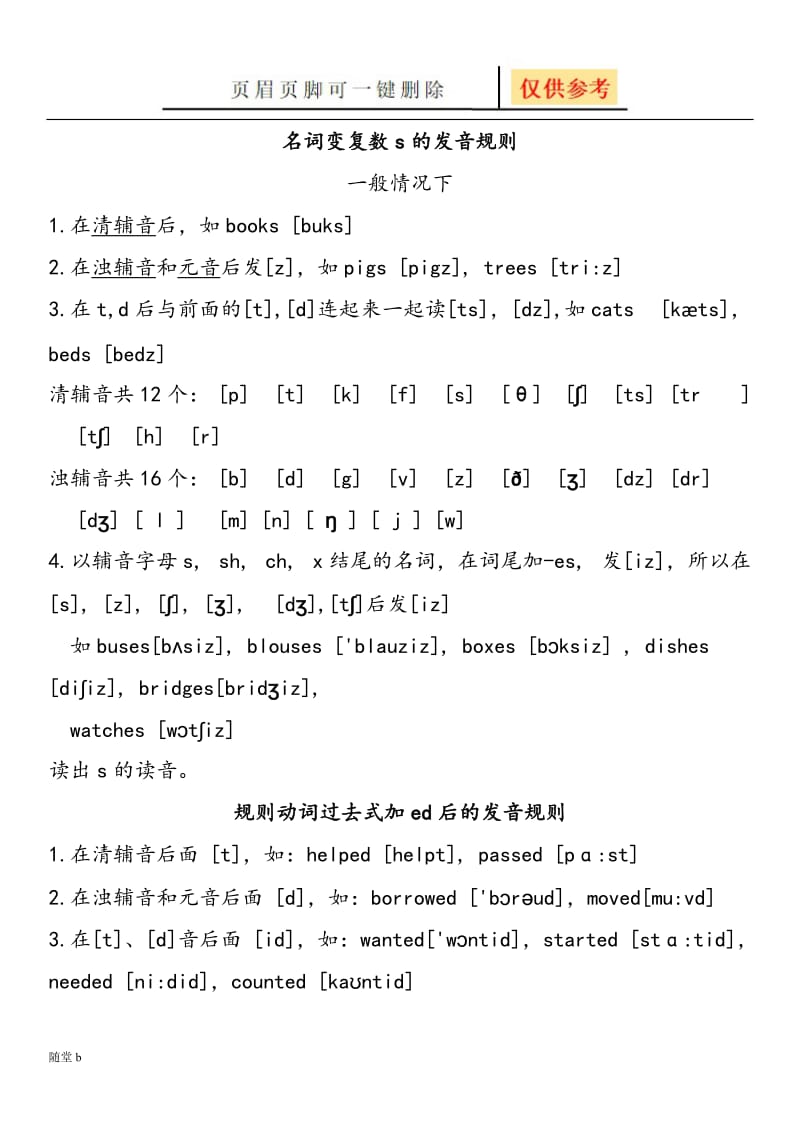 名词变复数s的发音规则[学校教学].doc_第1页