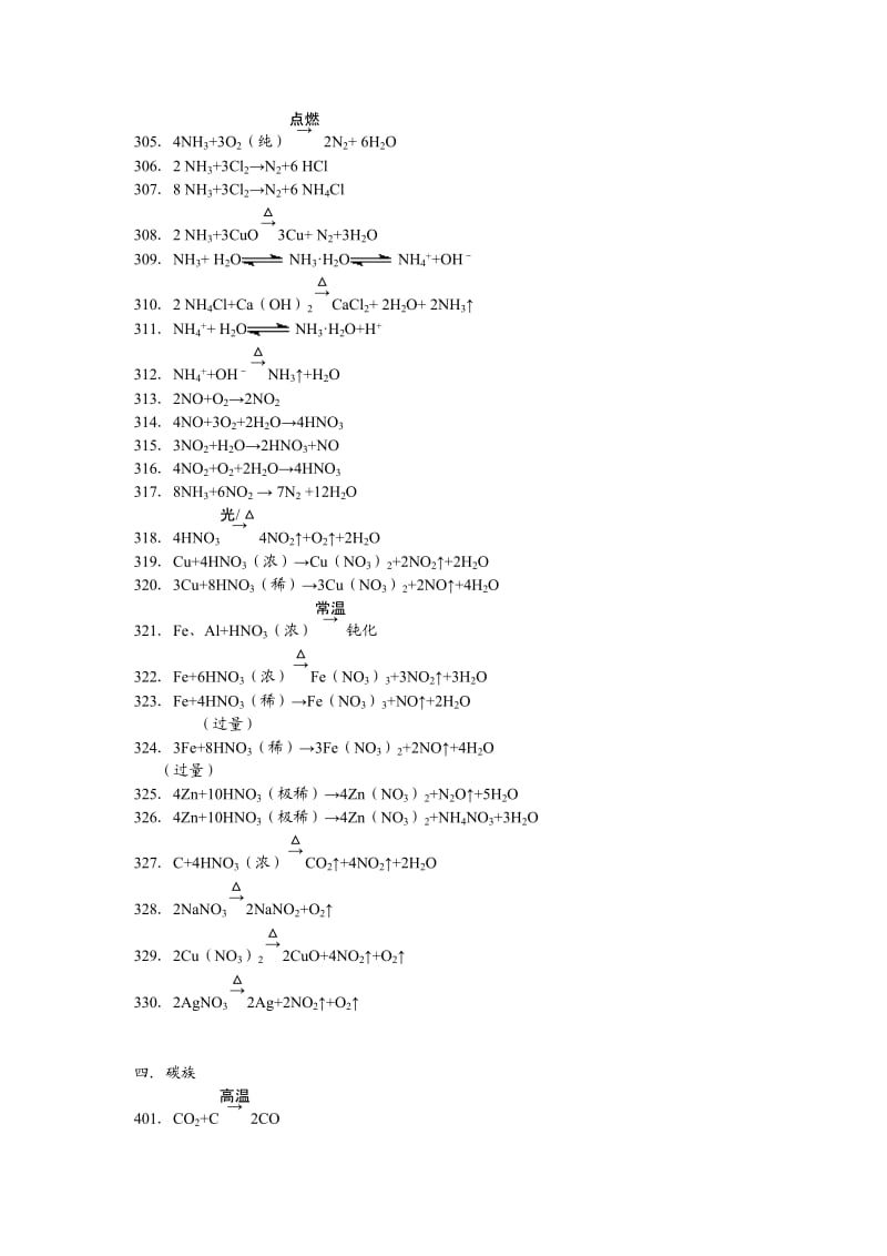 高中化学常见的无机化学方程式.doc_第3页