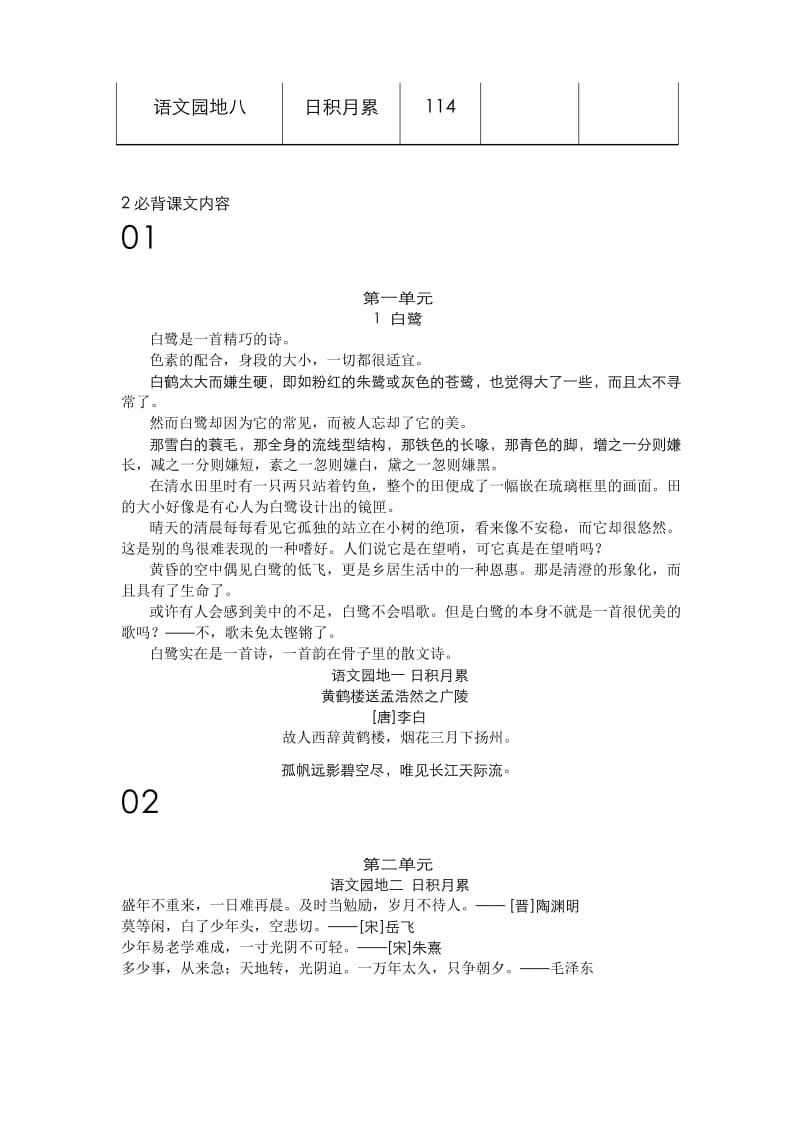 部编版小学五年级课文背诵闯关表及内容.docx_第2页