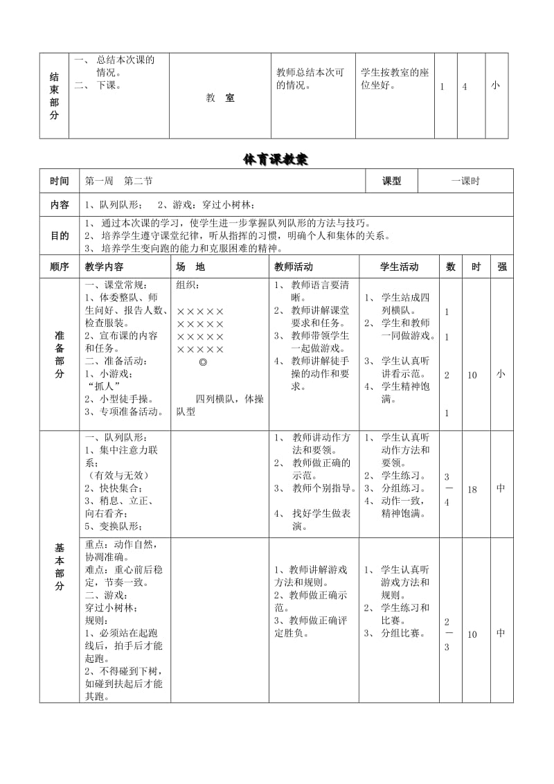 【体育教案集锦】小学三年级体育全册教案【高效课堂导.doc_第2页