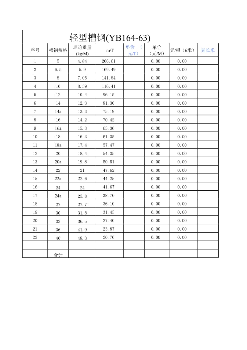 钢材重量换算表.xls_第2页