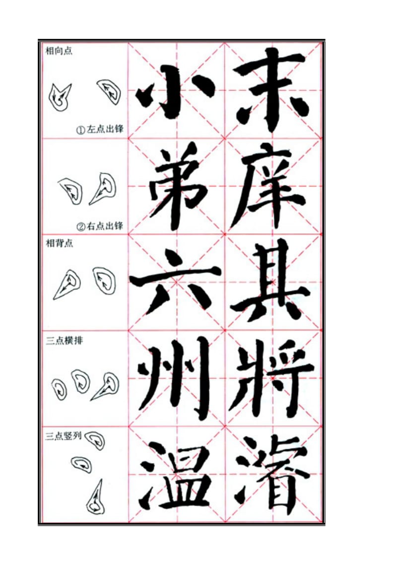 颜体楷书基本笔画字帖图.doc_第2页