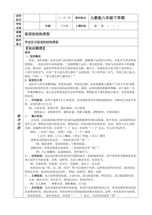 人教版八年级语文下册《录短语结构类型表》研讨课教案_16.docx