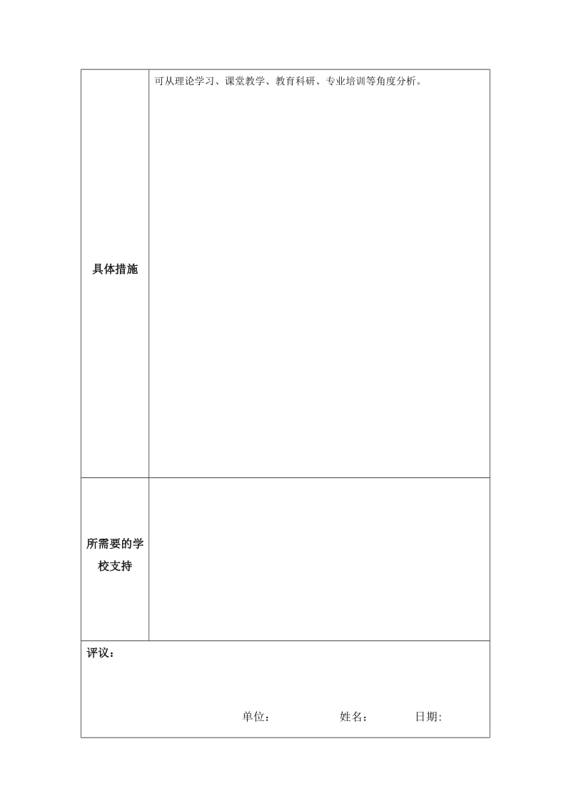 李小莹个人专业发展规划模板.docx_第2页