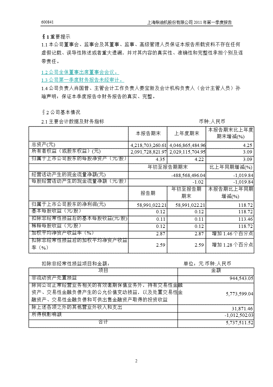 600841上柴股份第一季度季报.ppt_第3页