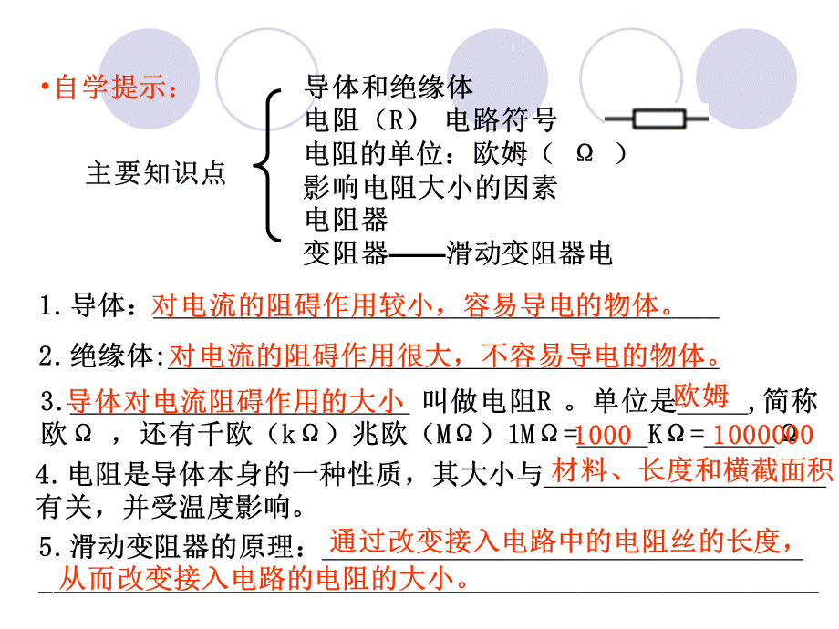 电阻：导体对电流的阻碍作用.ppt_第2页