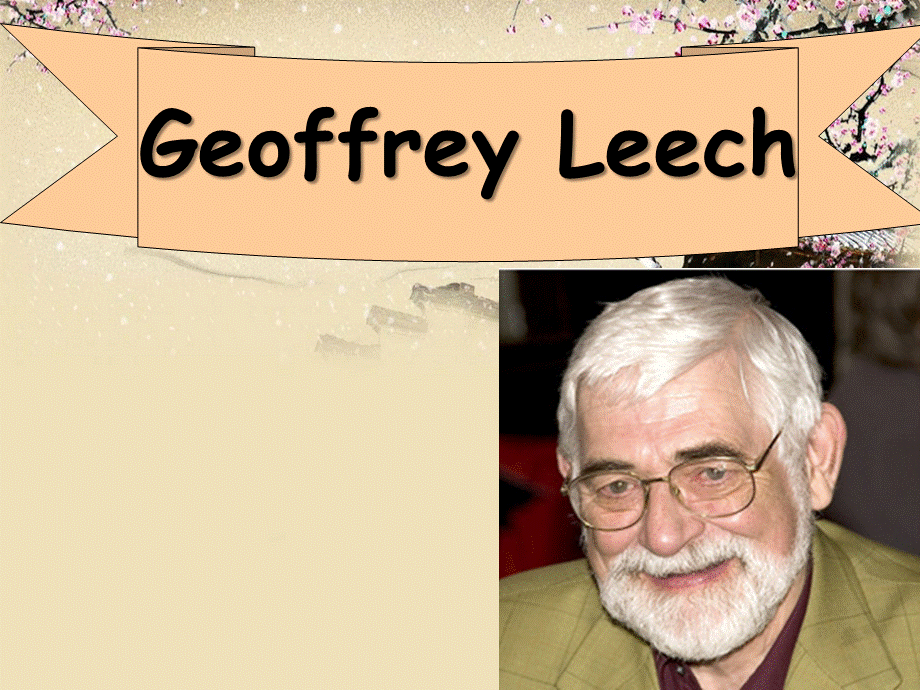 Geoffrey Leech.ppt_第1页