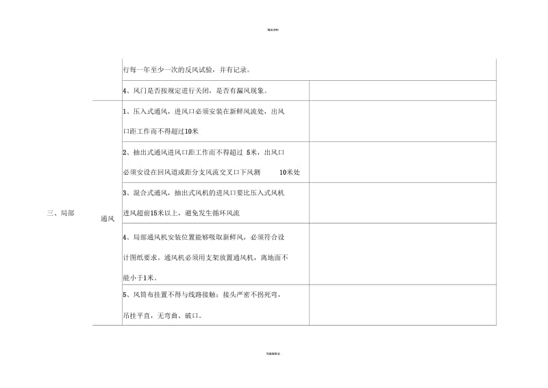 矿井通风专项安全检查表.docx_第2页