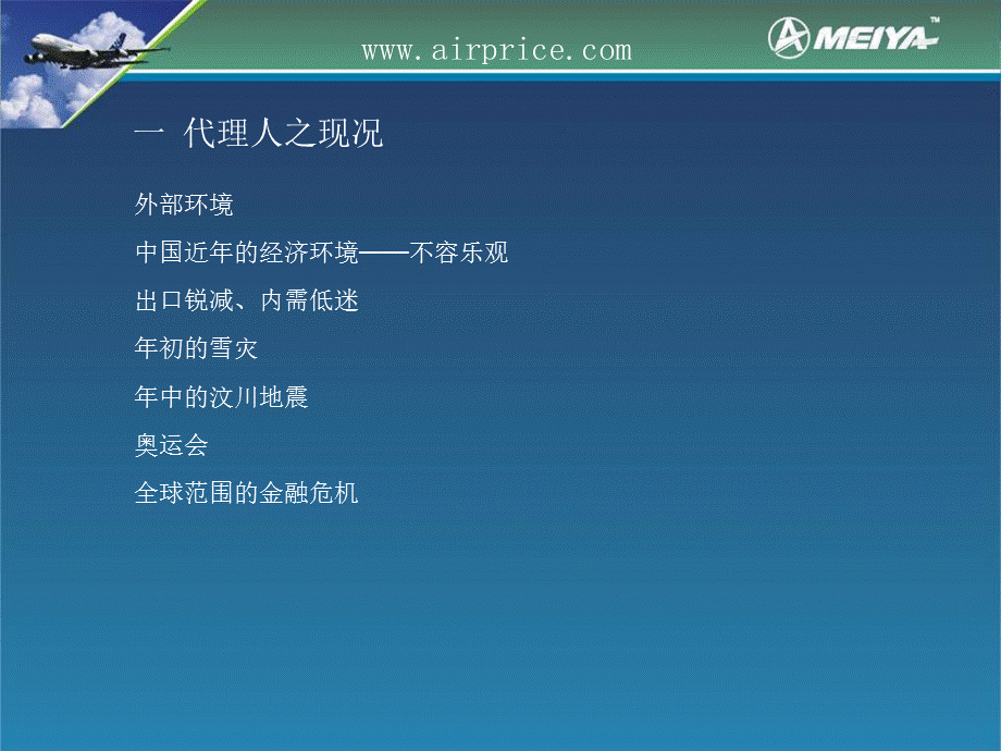 差旅管理中国机票代理商的新亮点美亚国际网商业计划书.ppt_第2页