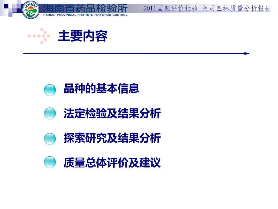 阿司匹林固体口服制剂质量分析报告.ppt_第2页