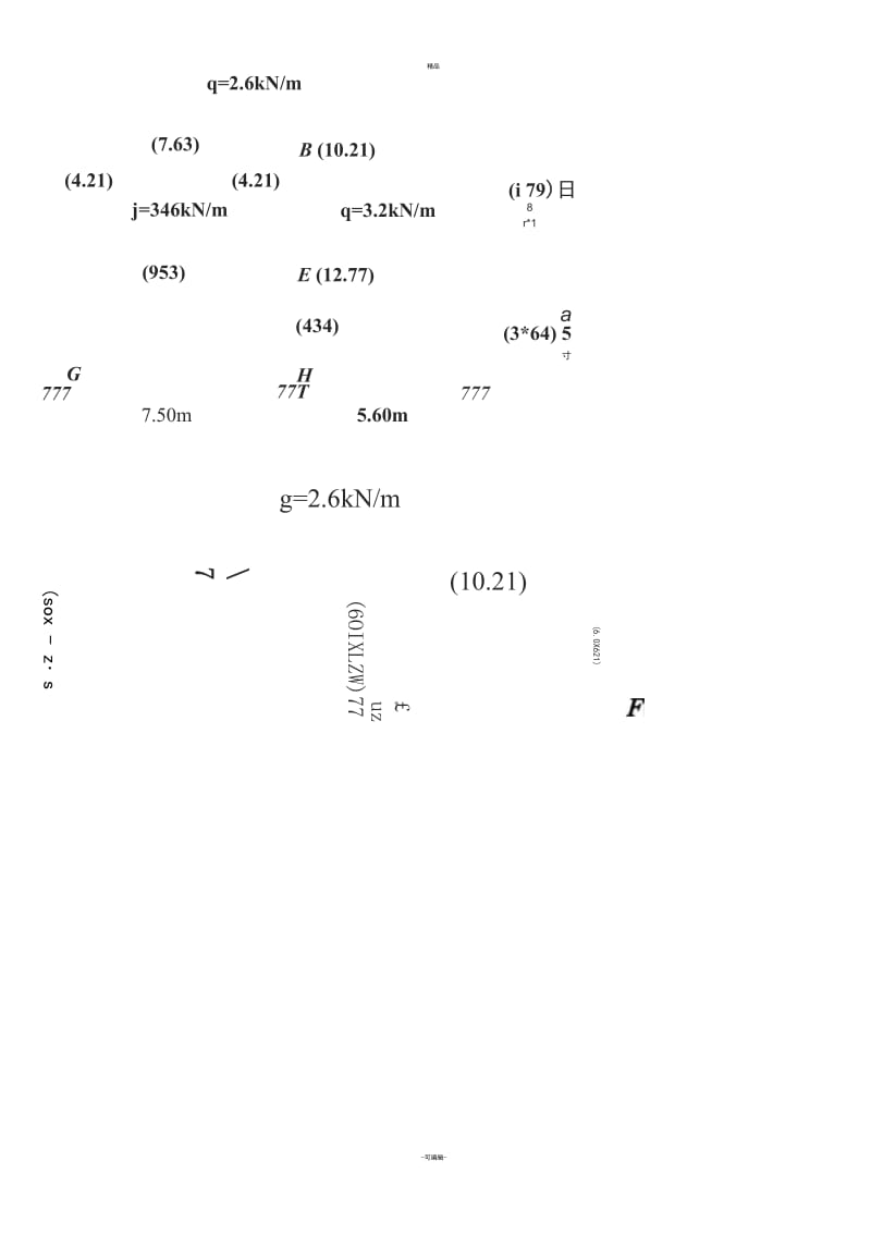 分层法例题(力矩分配法).docx_第1页