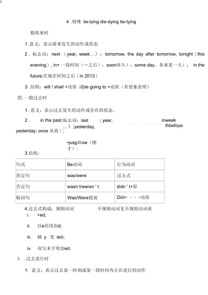 初三各类时态复习.docx_第2页