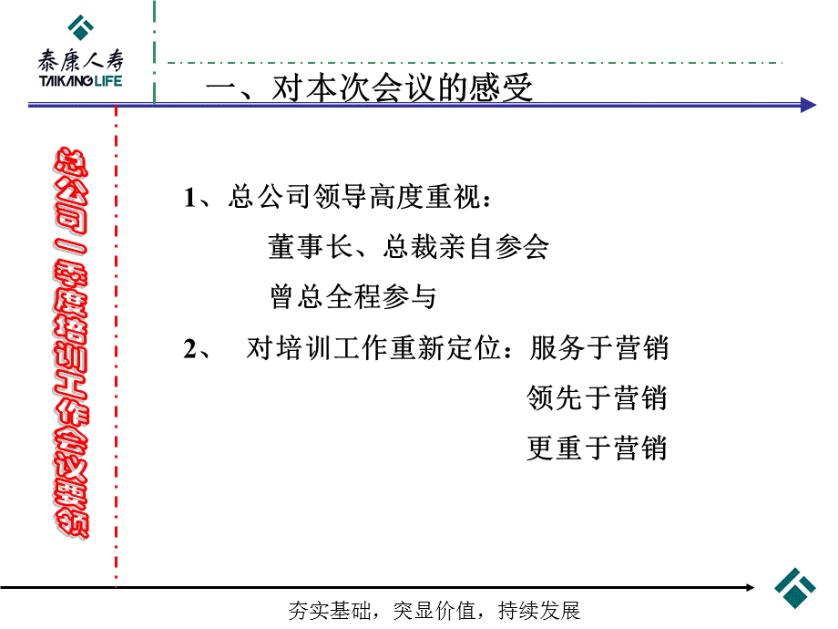 泰康人寿一季度工作会议汇报材料.ppt_第3页