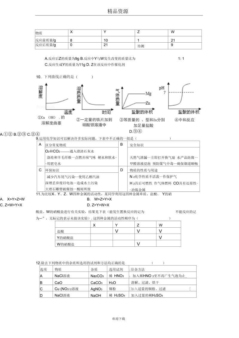 辽宁省锦州市2013年中考化学模拟试卷4.docx_第2页