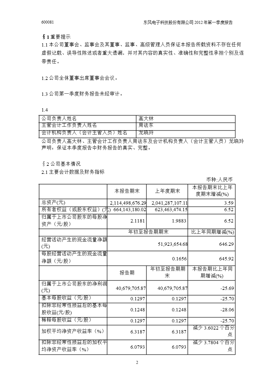 600081 东风科技第一季度季报.ppt_第3页