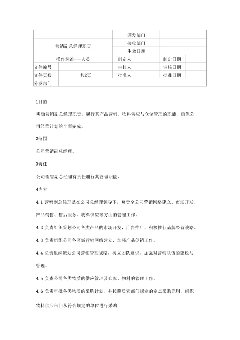 营销副总经理职责.docx_第1页