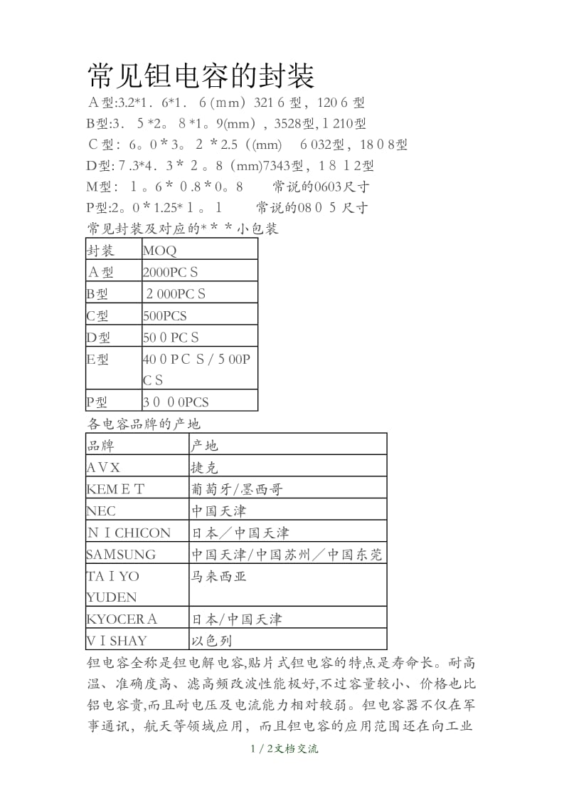 常见钽电容的封装（干货分享）.doc_第1页