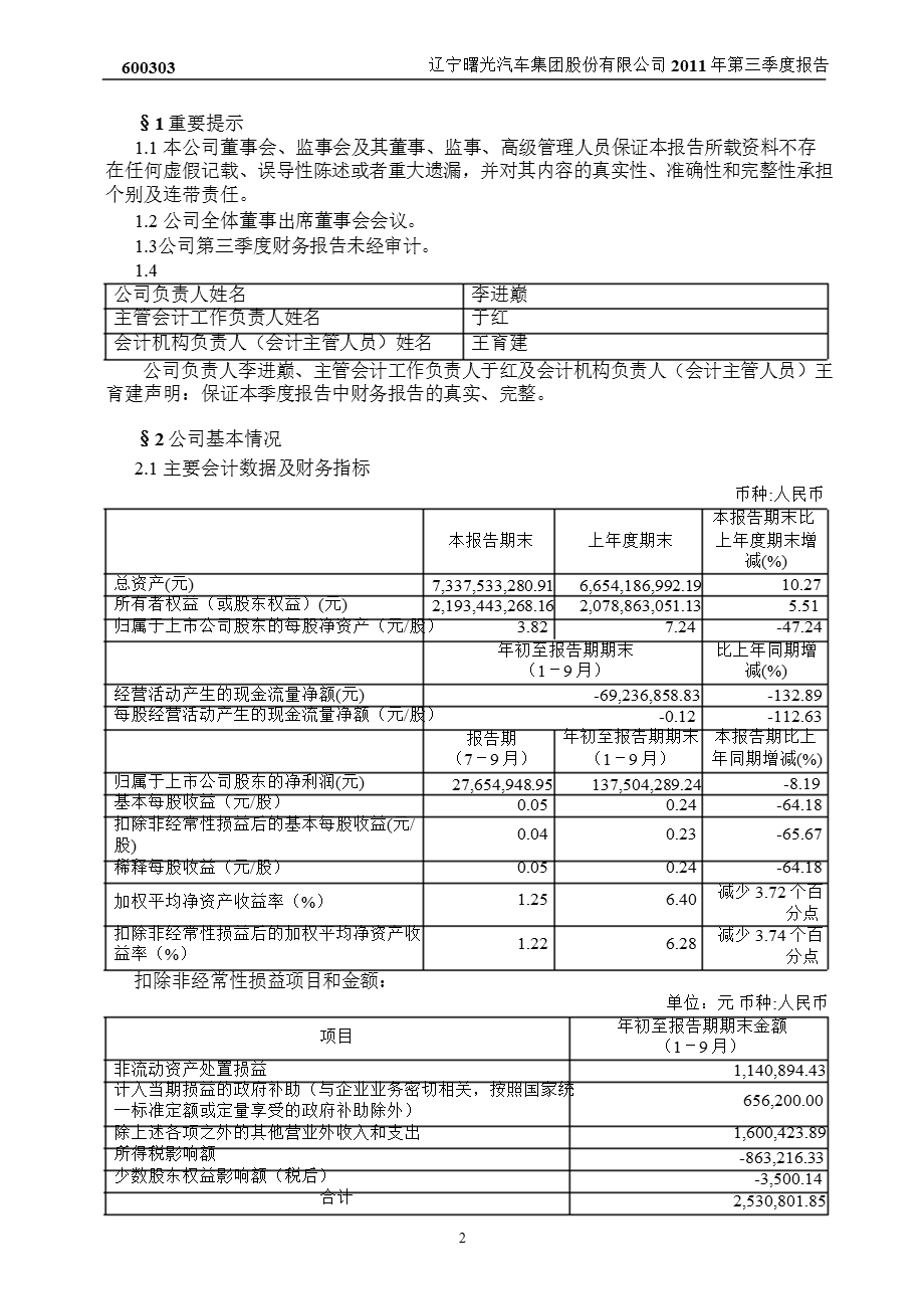 600303曙光股份第三季度季报.ppt_第3页