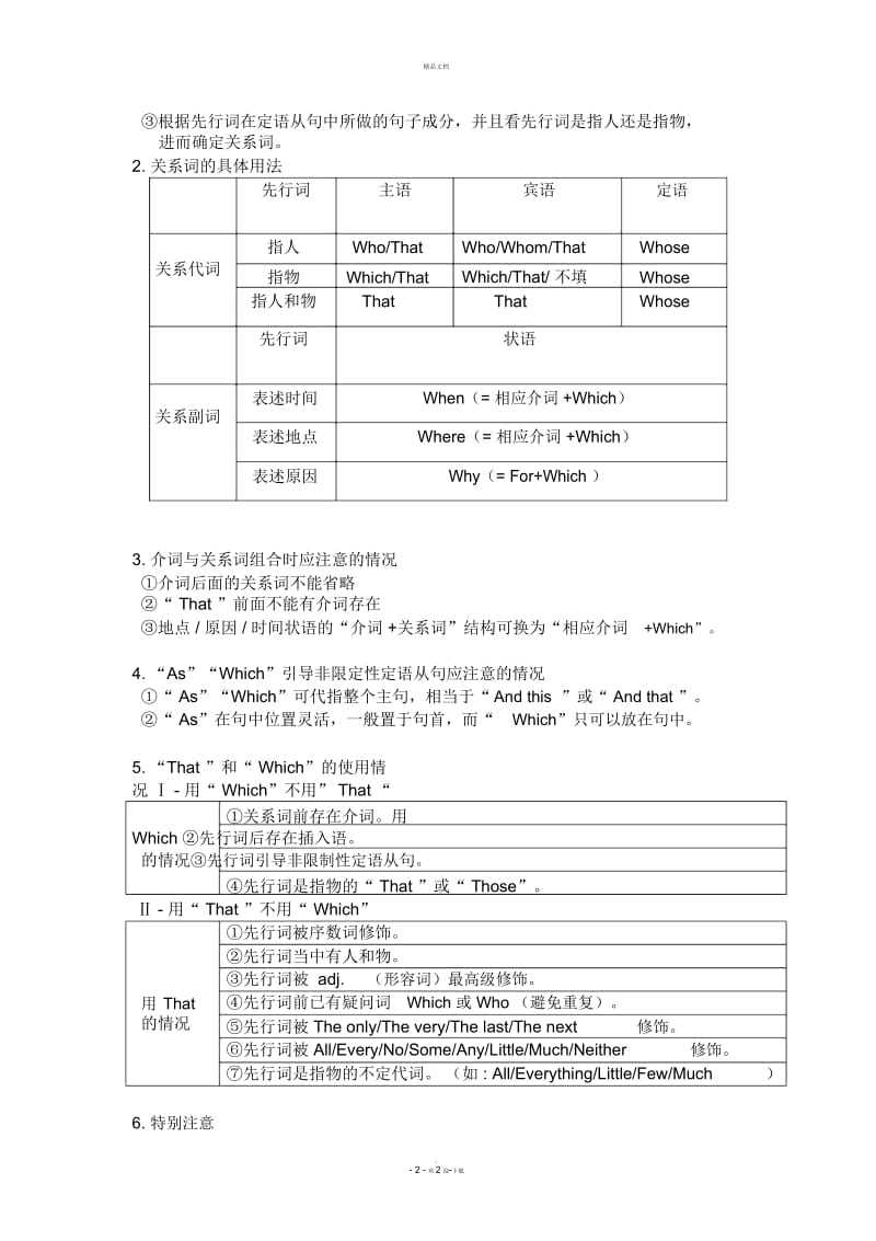 高中必修一英语语法专题学习.docx_第2页