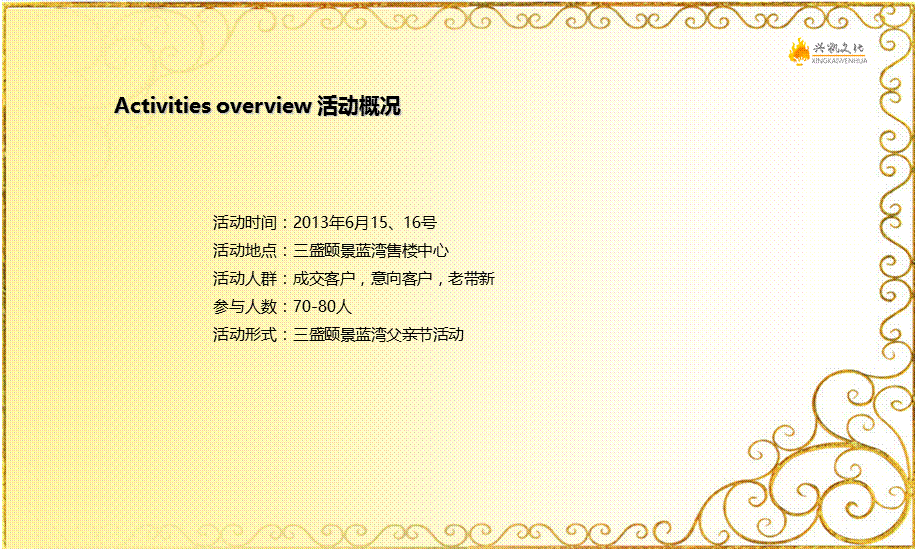 【父爱如山情系蓝湾】颐景蓝湾房地产售楼中心父亲节暖场活动策划方案.ppt_第2页