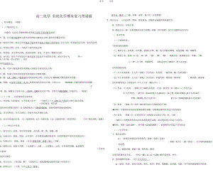 高中选修5有机化学期末复习必备篇.docx