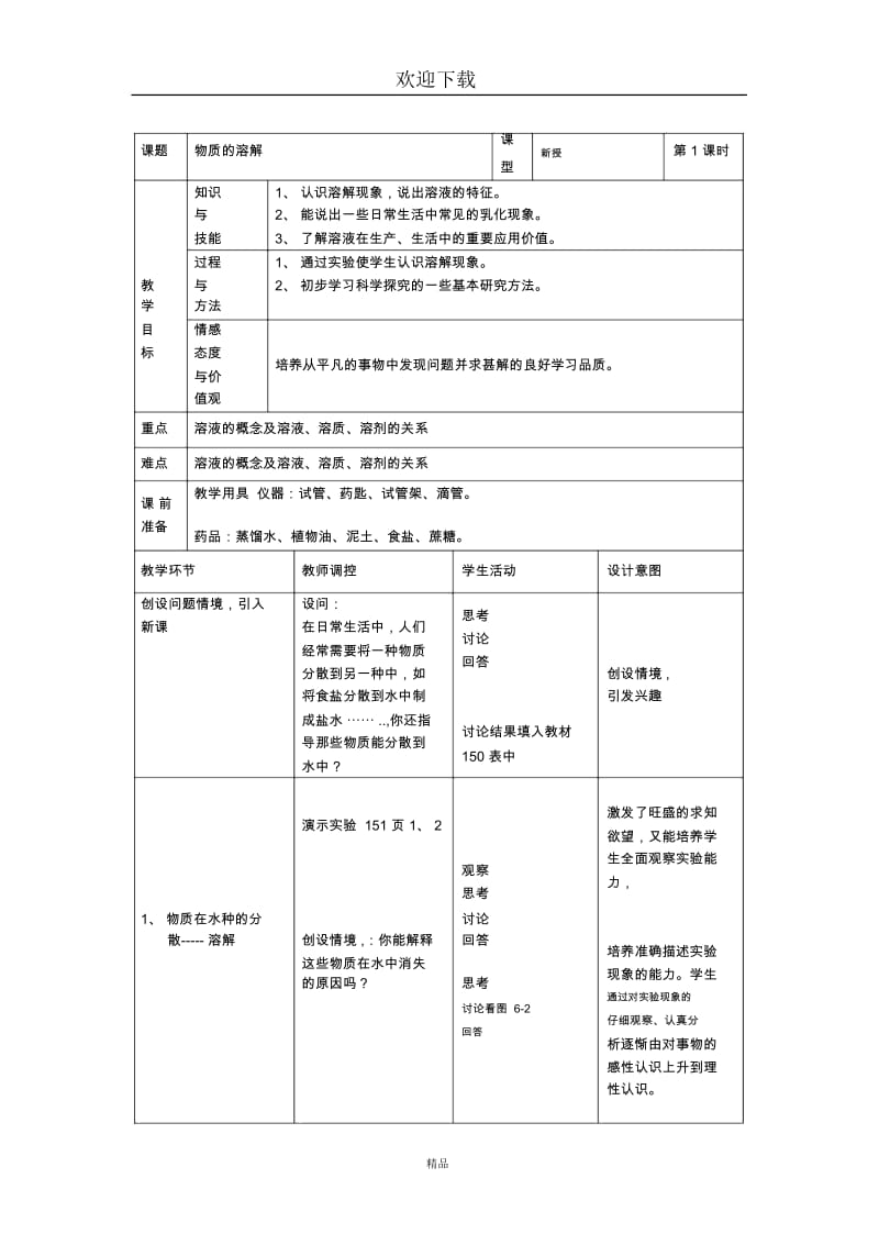 物质的溶解.docx_第1页