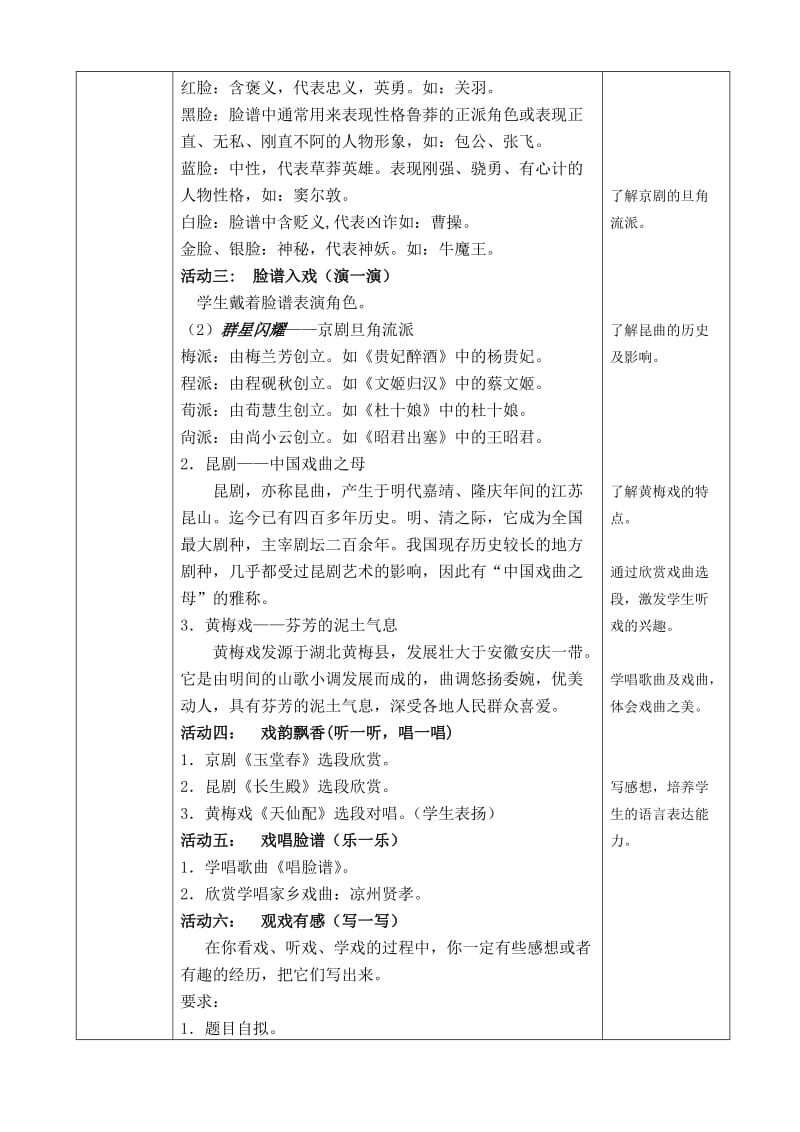 人教版七年级语文下册《四单元综合性学习戏曲大舞台》研讨课教案_29.doc_第3页