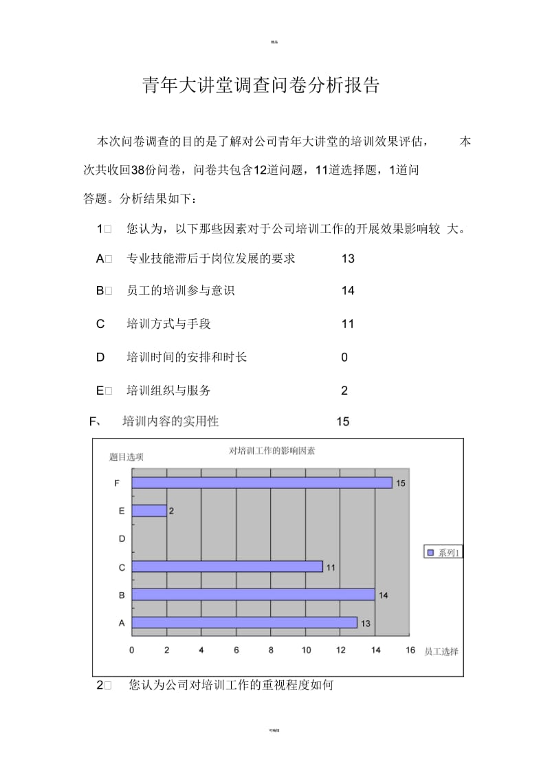 培训调查问卷分析报告.docx_第1页