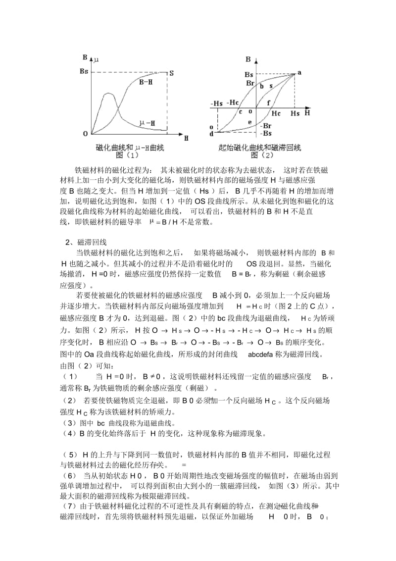 磁化曲线与磁滞回线的研究.docx_第2页