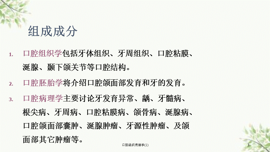 口腔组织病理学(1)课件.ppt_第3页