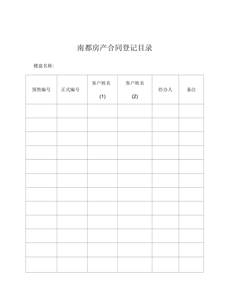 南都房产合同登记目录.docx_第1页