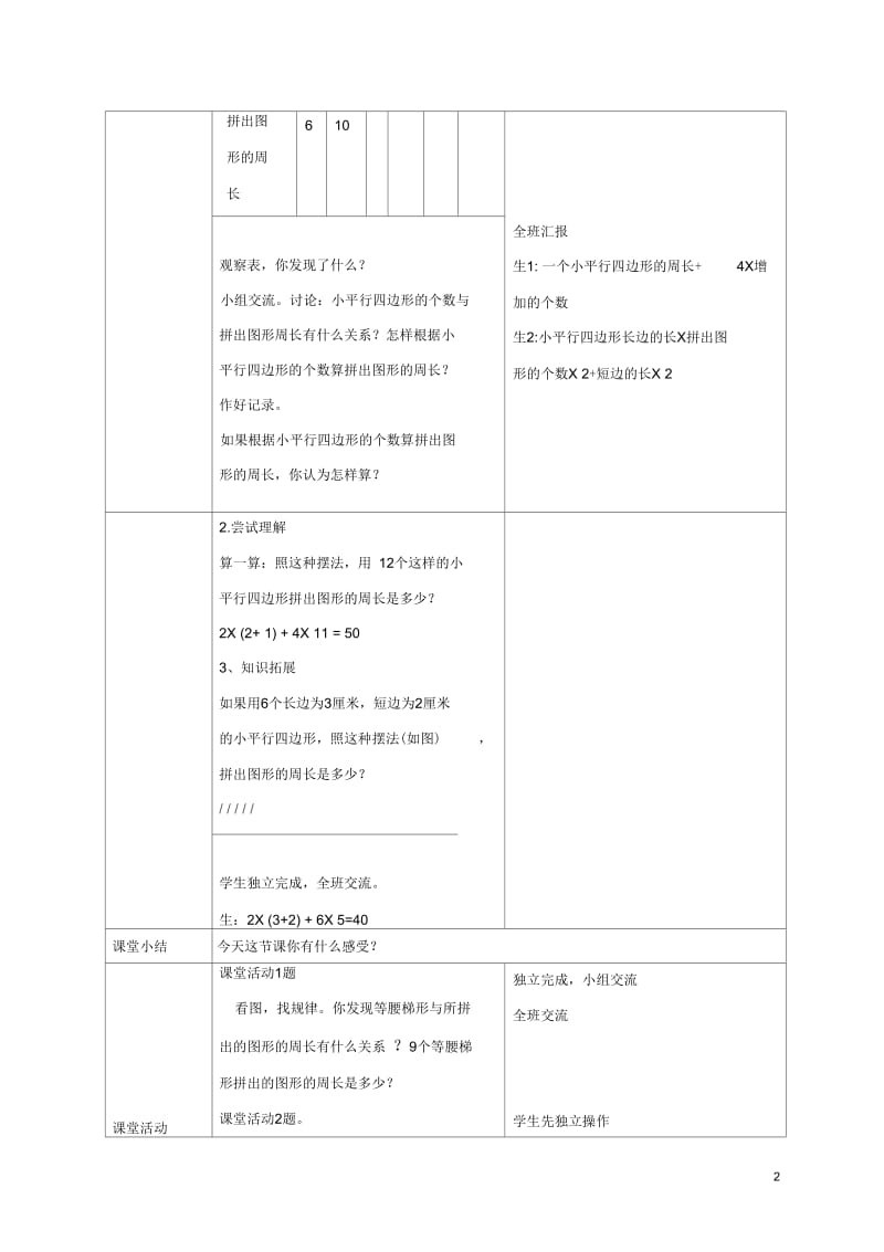 四年级数学下册探索规律教案西师大版.docx_第2页