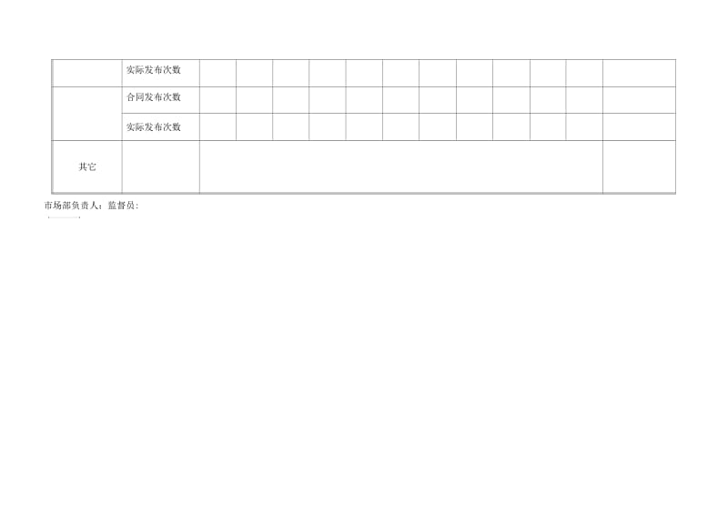 公司广告发布监察表.docx_第2页