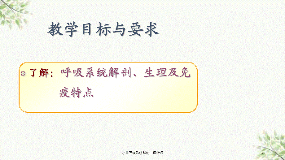 小儿呼吸系统解剖生理特点课件.ppt_第2页