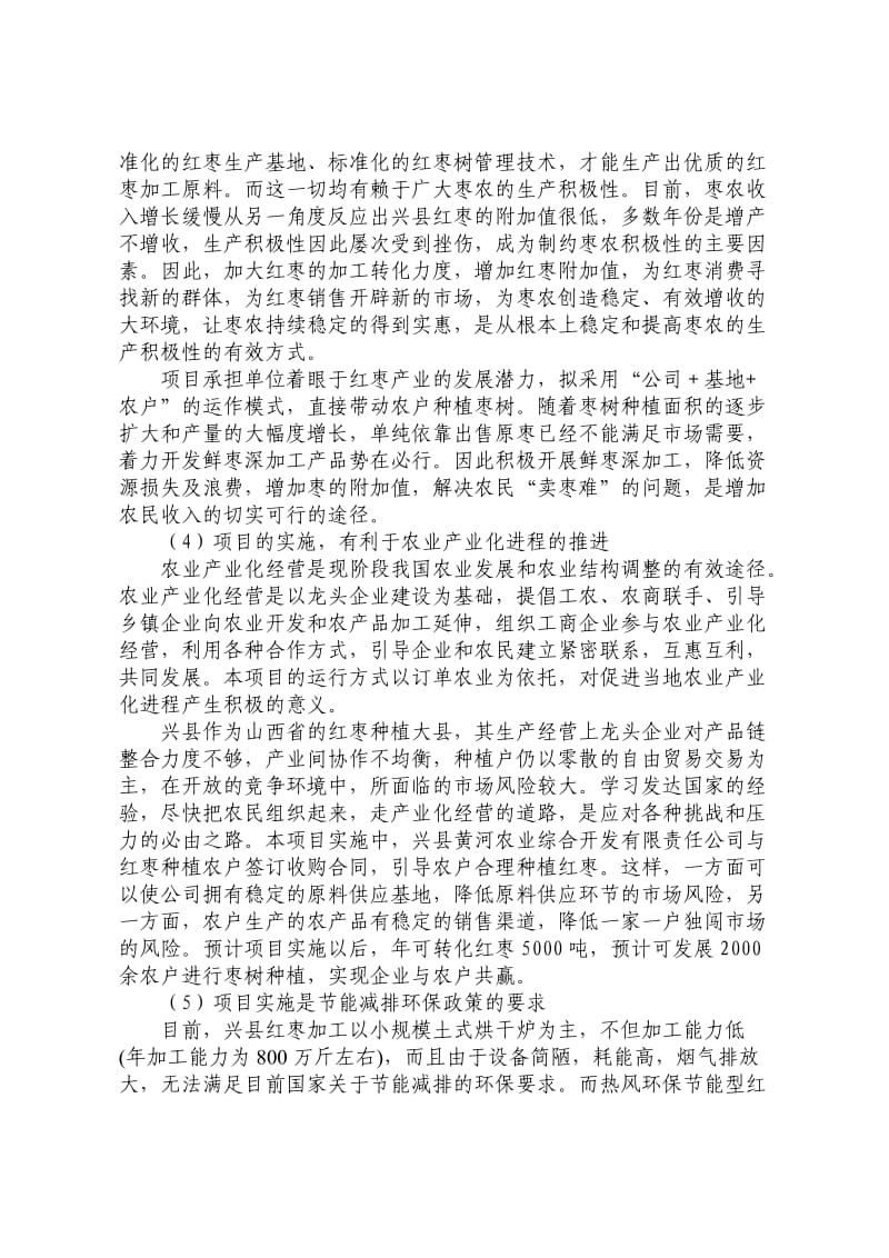 (可研报告）红枣加工扩建项目可行性报告.doc_第3页