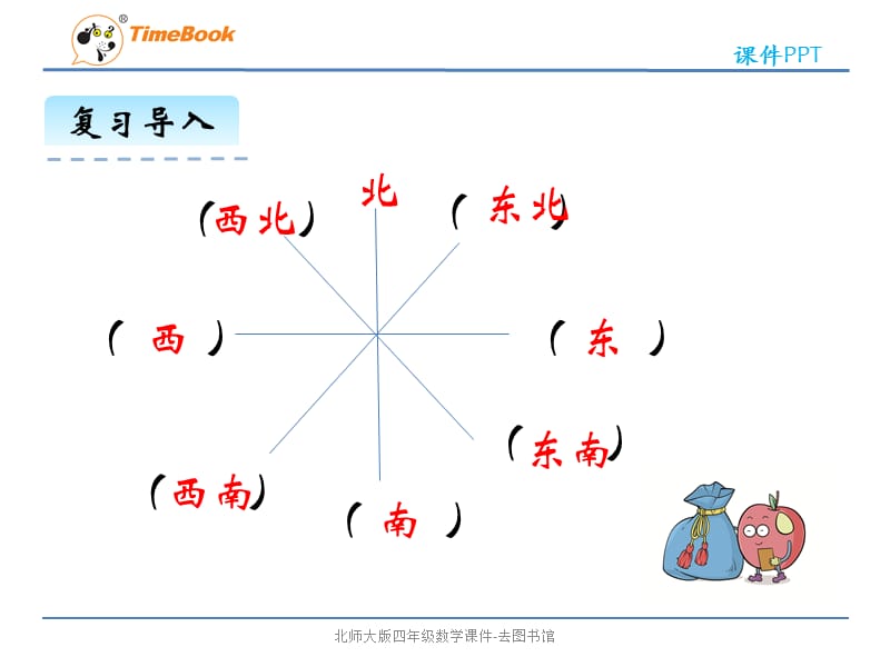 北师大版四年级数学课件-去图书馆（经典实用）.pptx_第3页