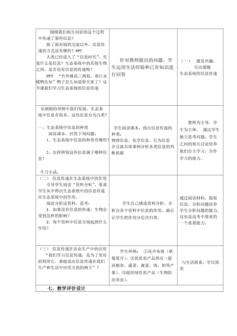 生态系统信息传递教学设计.doc_第2页