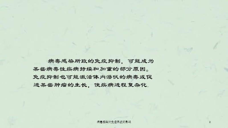 病毒感染对免疫系统的影响课件.ppt_第2页