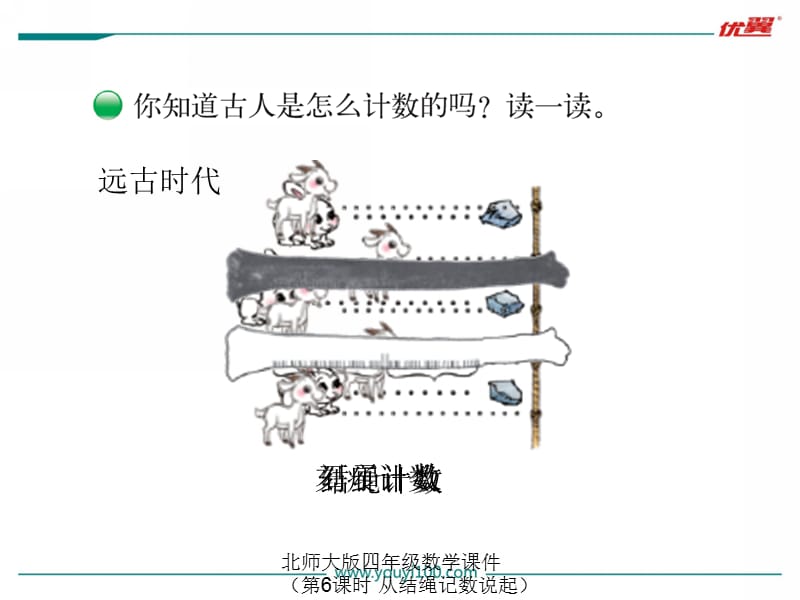 北师大版四年级数学课件（第6课时 从结绳记数说起）（经典实用）.ppt_第2页