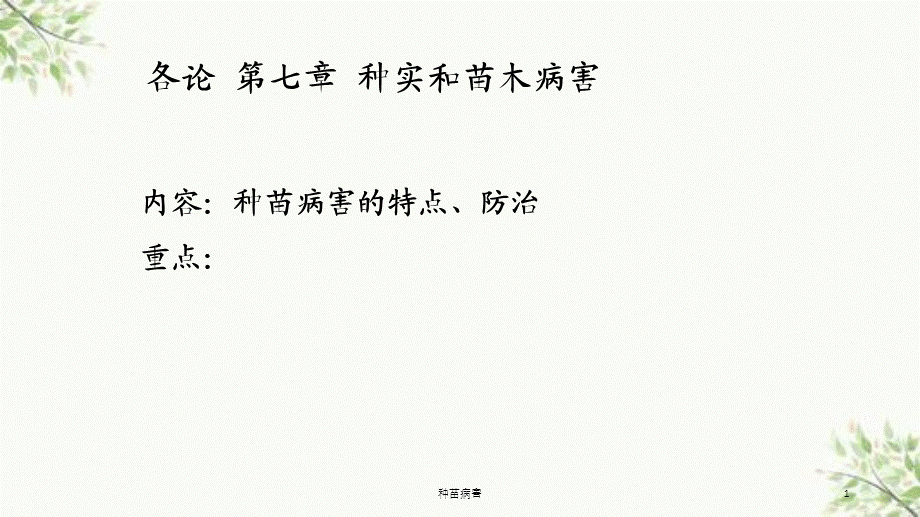 种苗病害课件.ppt_第1页