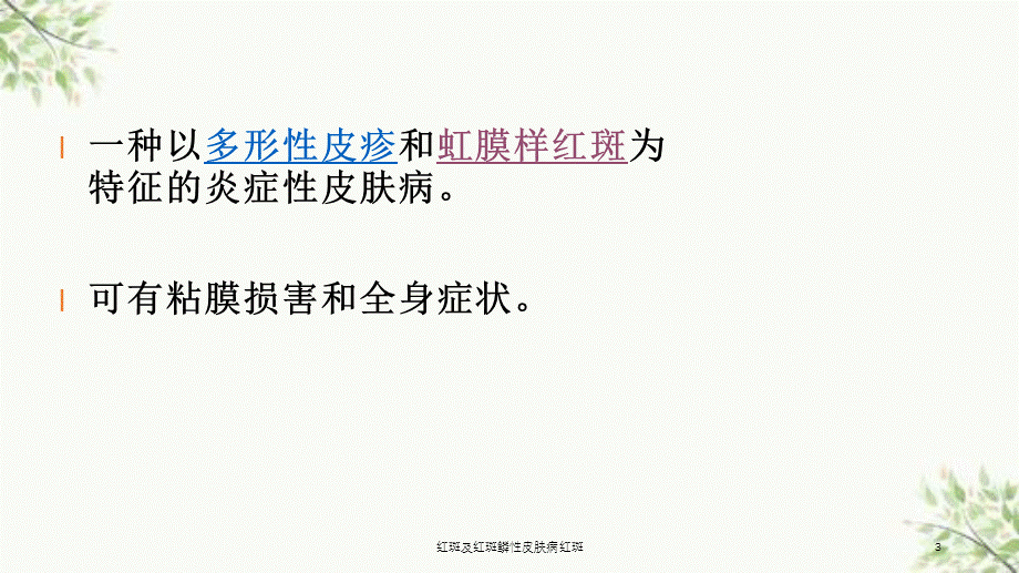 红斑及红斑鳞性皮肤病红斑课件.ppt_第3页